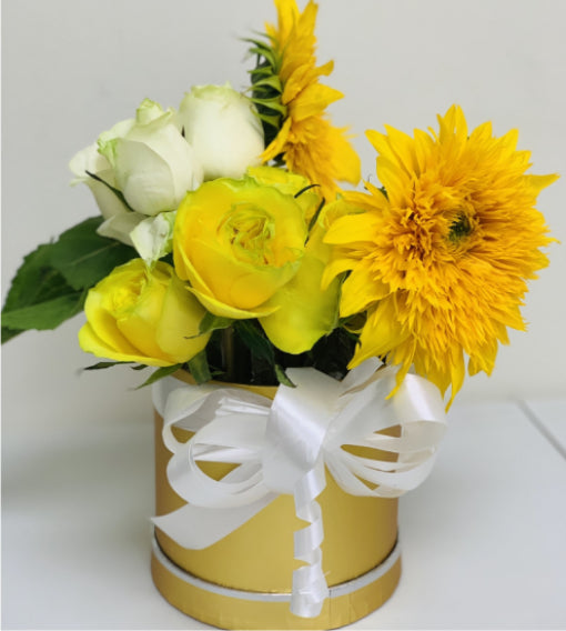 Yellow and Gold Flower box